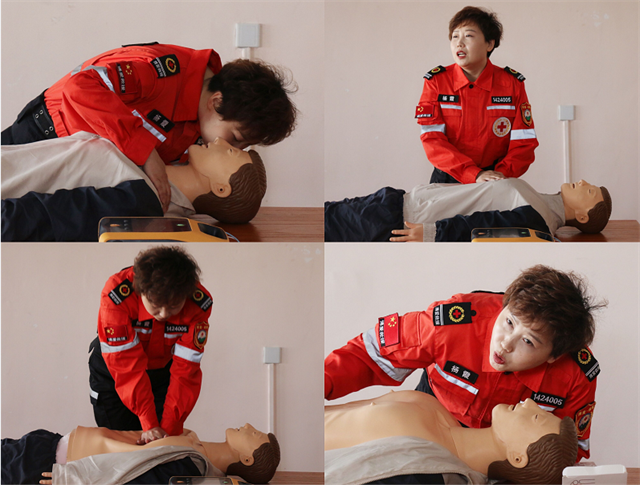 【山西日报】晋中红十字博爱救援队为晋中信息学院师生急救培训