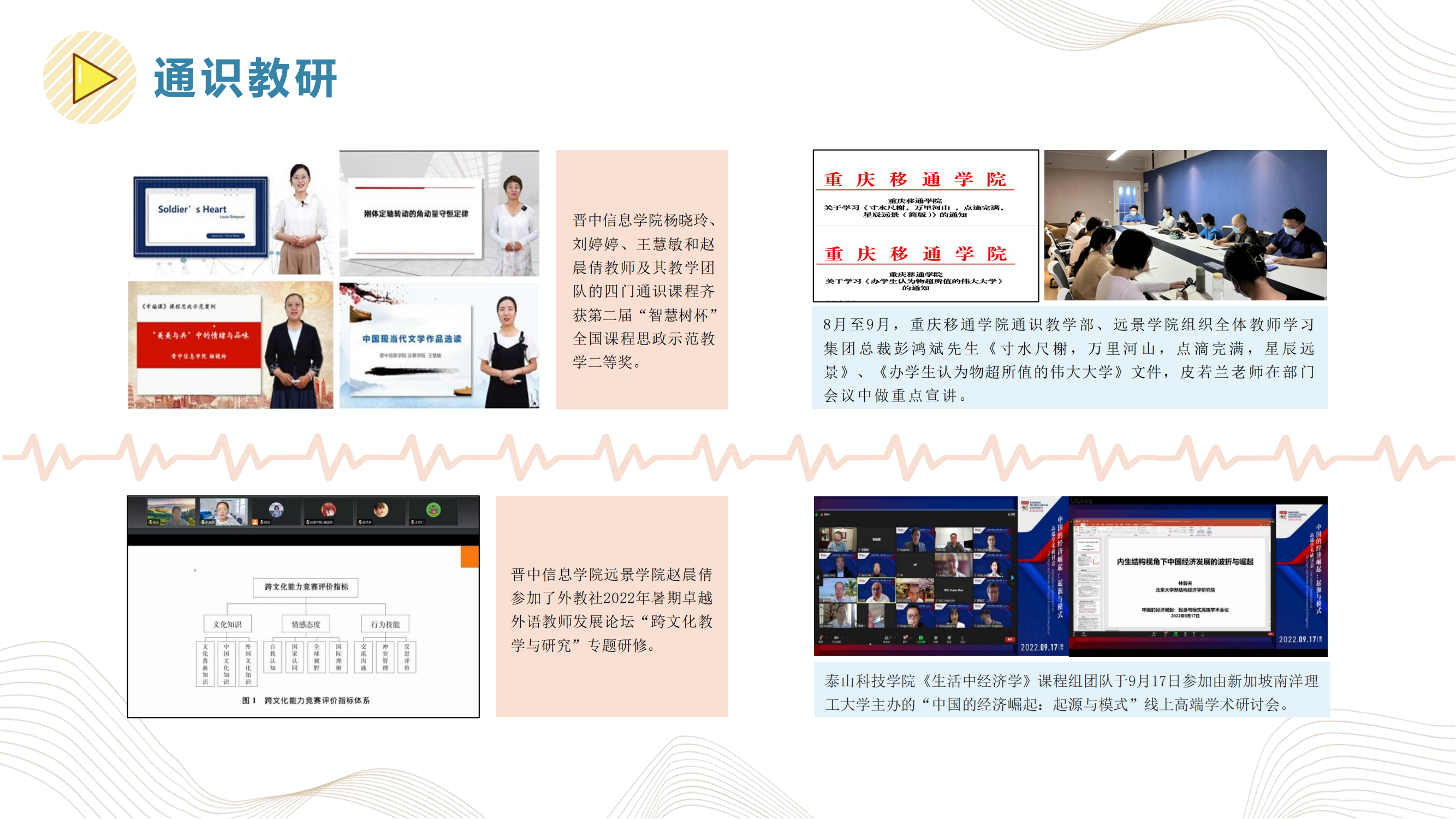 【博雅之路】中国新商科大学集团通识教育简报（总第19期）