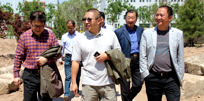 董事长彭鸿斌莅临学院视察指导工作