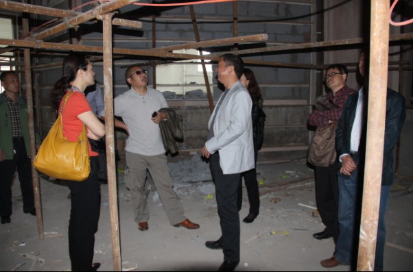 董事长彭鸿斌莅临学院视察指导工作