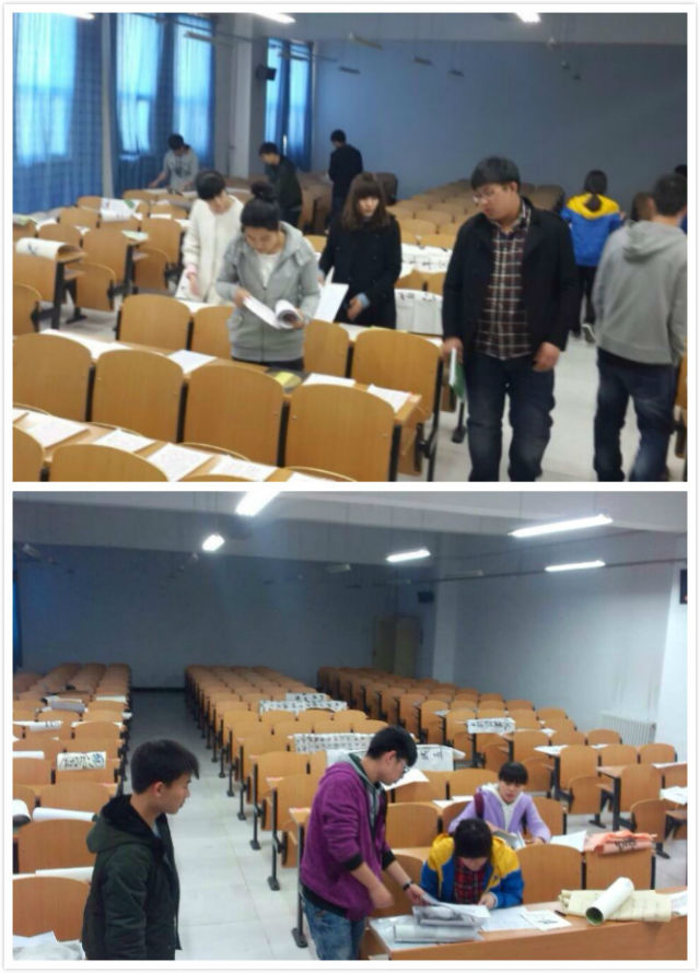 少年博长书画影缤纷 书生意风发挥斥方遒——工管系书画摄影展如火如荼