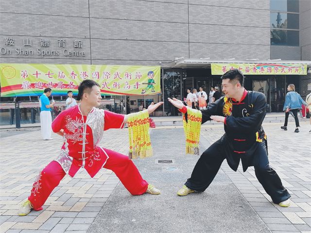 军训×运动会=国术形意拳的创意表达