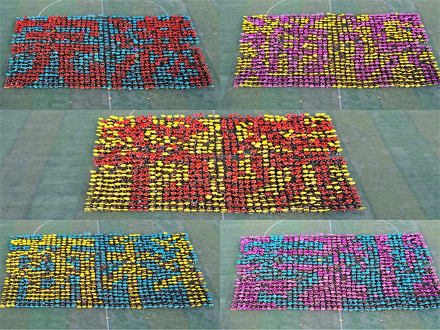 军训×运动会=国术形意拳的创意表达