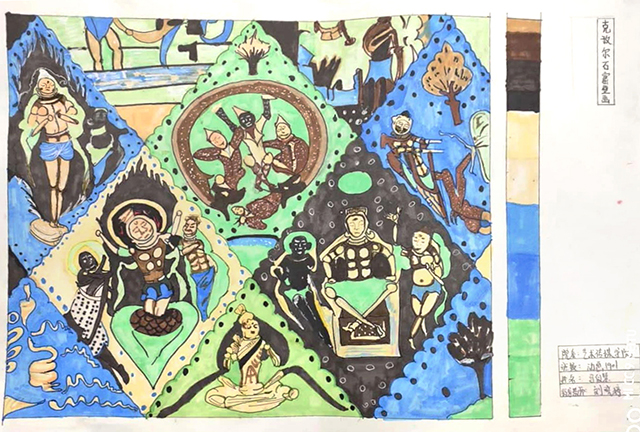 【实践教学】浓墨重彩 陶冶情操——记动画专业19级艺术作品展