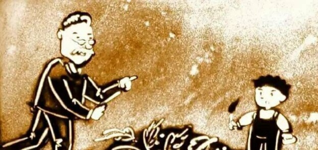 【B类社团】绿水青山-沙画溢彩 ——沙画社了解沙画艺术