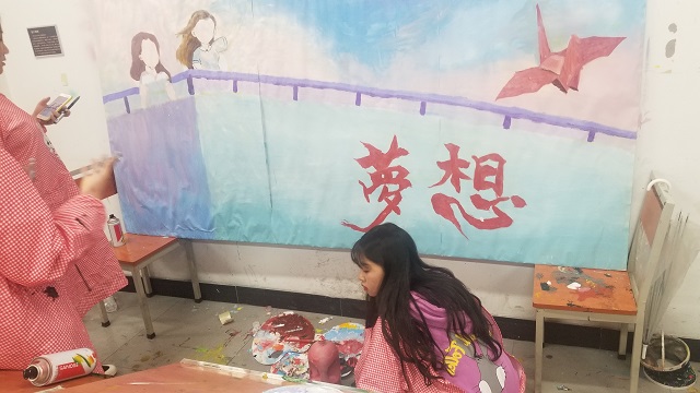 【B类社团】创作画面 ——自由涂鸦社举办“构图形式与方法”活动